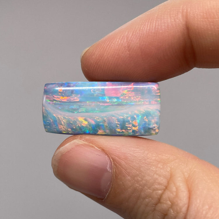 17.47 Ct rectangle boulder opal