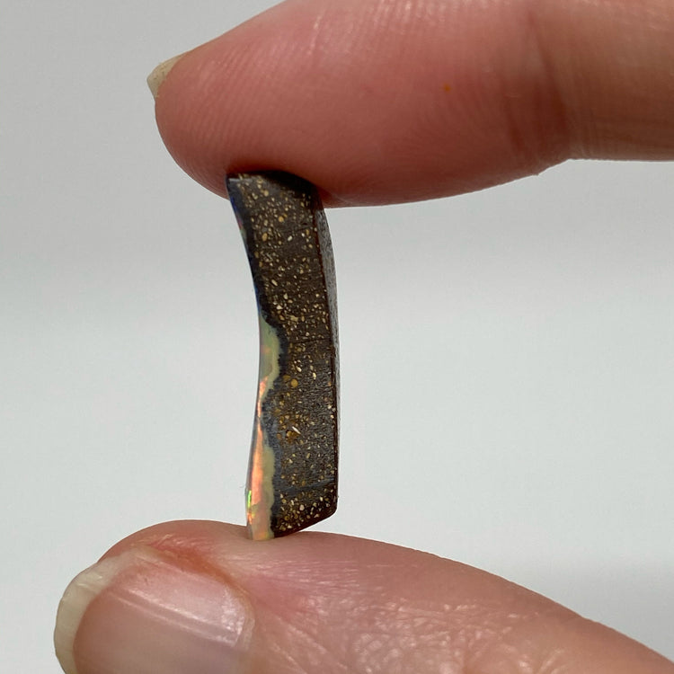 8.09 Ct crescent moon boulder opal