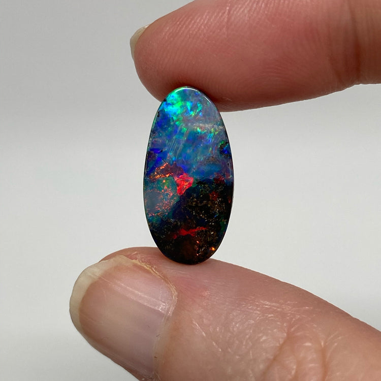 6.02 Ct small rainbow boulder opal