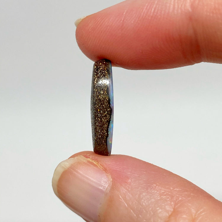 6.80 Ct small oval gem boulder opal