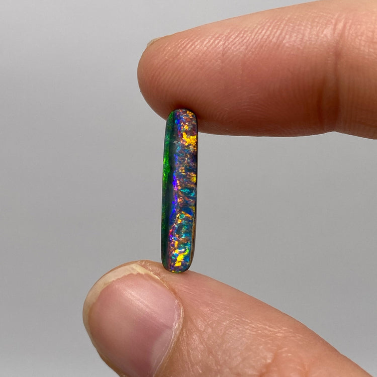 4.37 Ct gem boulder opal pair