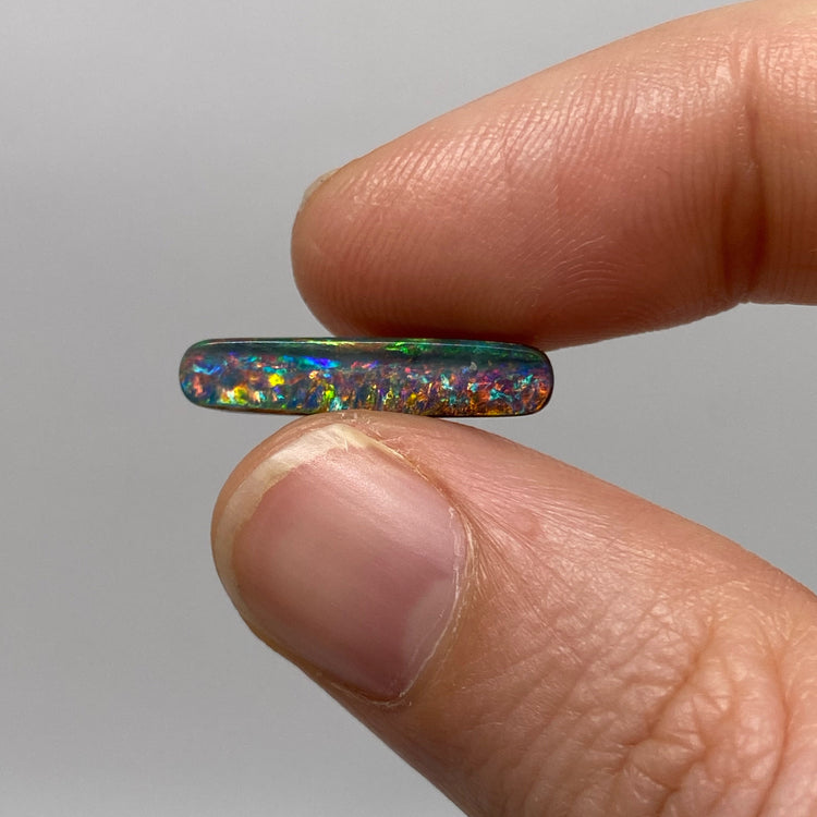4.37 Ct gem boulder opal pair