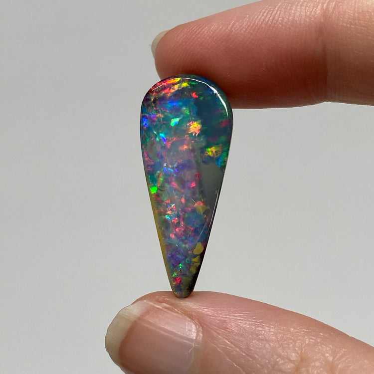 11.61 Ct top gem teardrop boulder opal