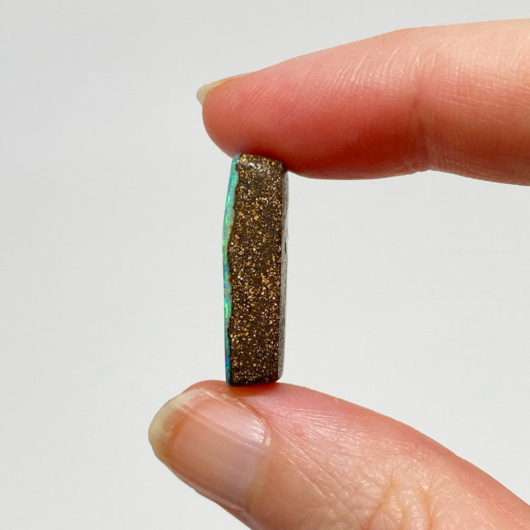 18.23 Ct ocean green-blue boulder opal