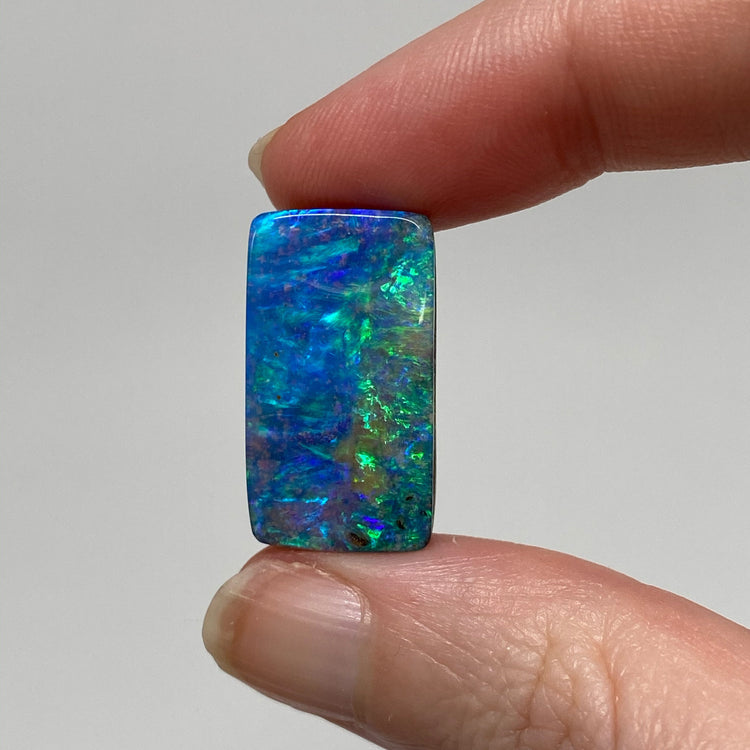 18.23 Ct ocean green-blue boulder opal