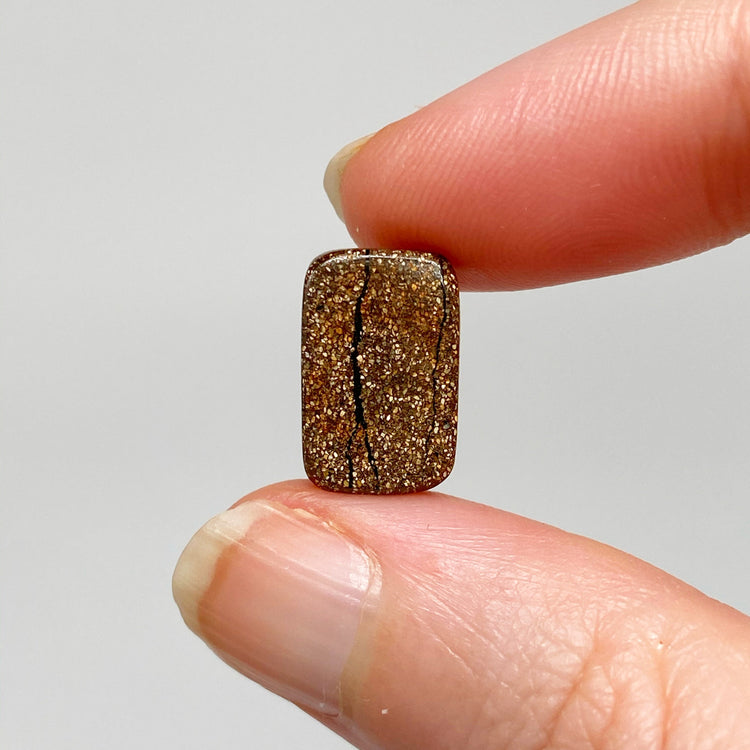 8.21 Ct green-blue boulder opal pair