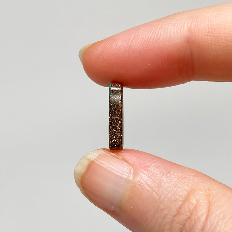 8.21 Ct green-blue boulder opal pair