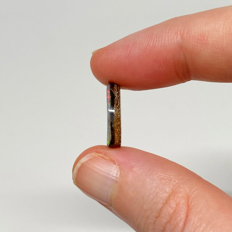 4.17 Ct small pink and green boulder opal