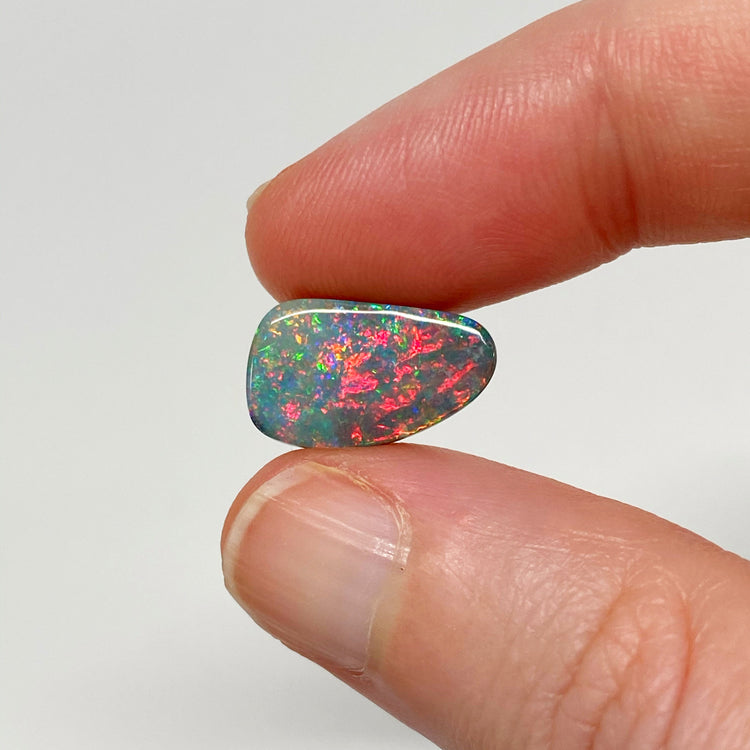 4.17 Ct small pink and green boulder opal
