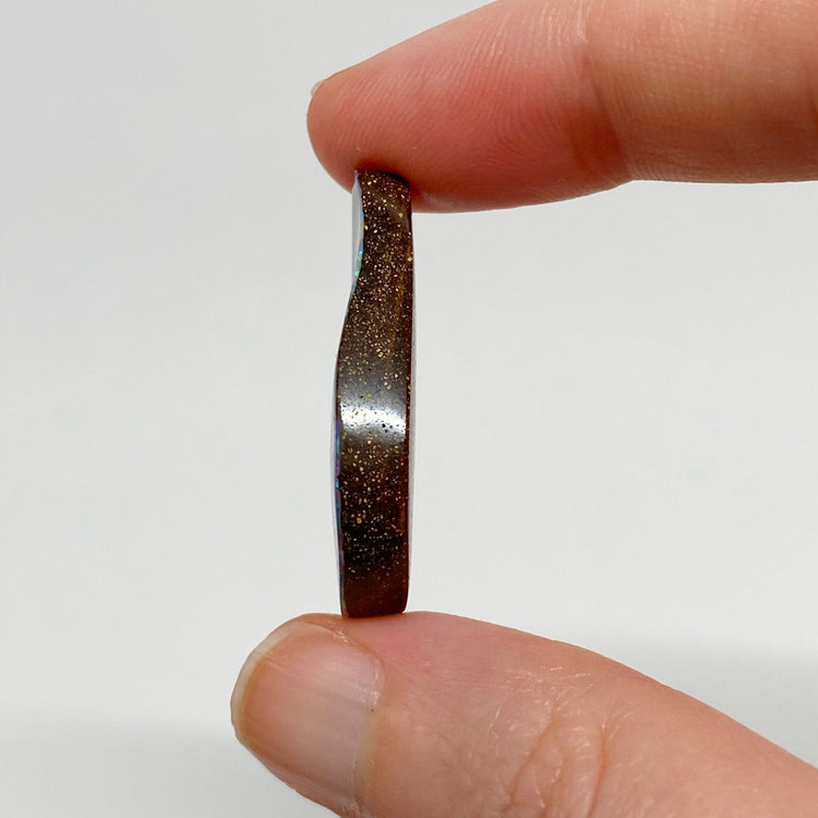 23.07 Ct top gem black boulder opal