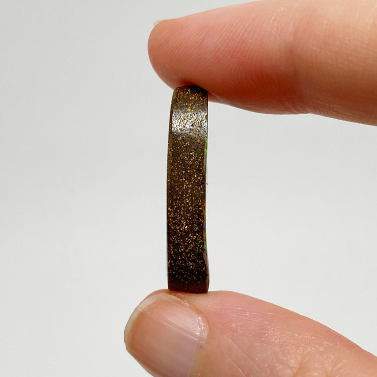 18.14 Ct green-blue and red boulder opal