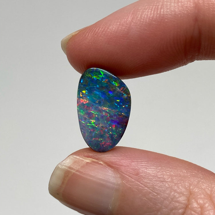 5.45 Ct rainbow gem boulder opal