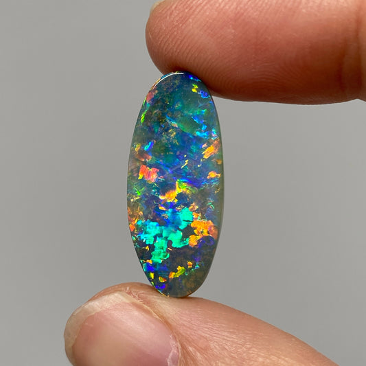 10.67 Ct top gem grade oval boulder opal