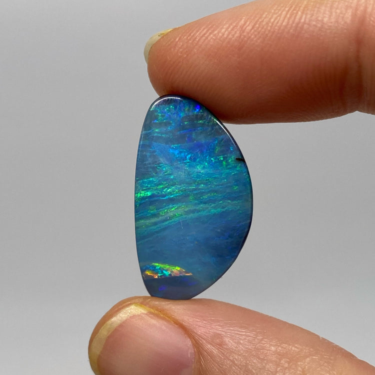 26.36 Ct striped ocean boulder opal pair