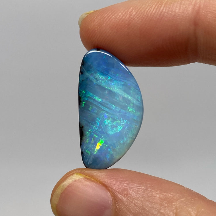 26.36 Ct striped ocean boulder opal pair