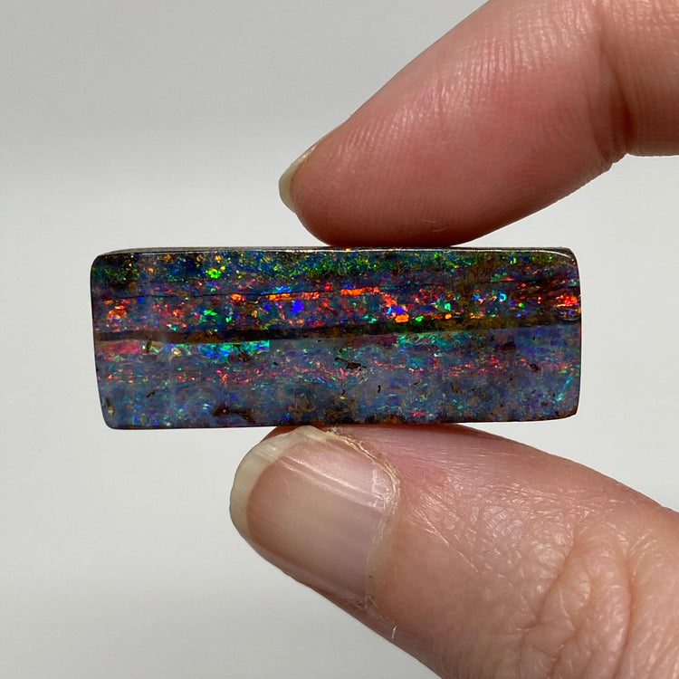 28.90 Ct rectangle boulder opal