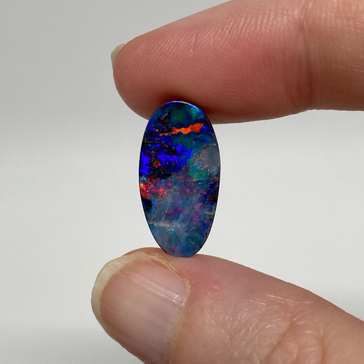 6.02 Ct small rainbow boulder opal