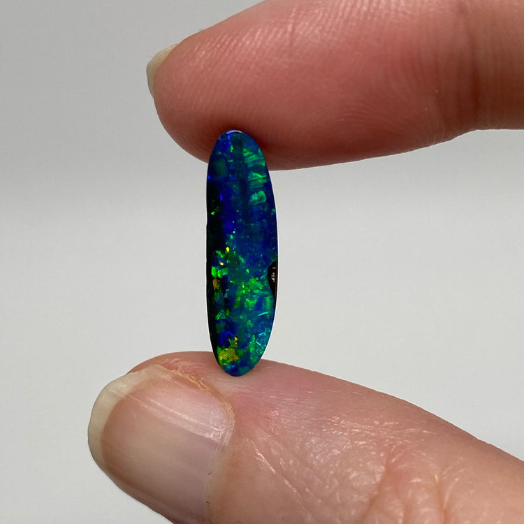 2.69 Ct small green-blue boulder opal