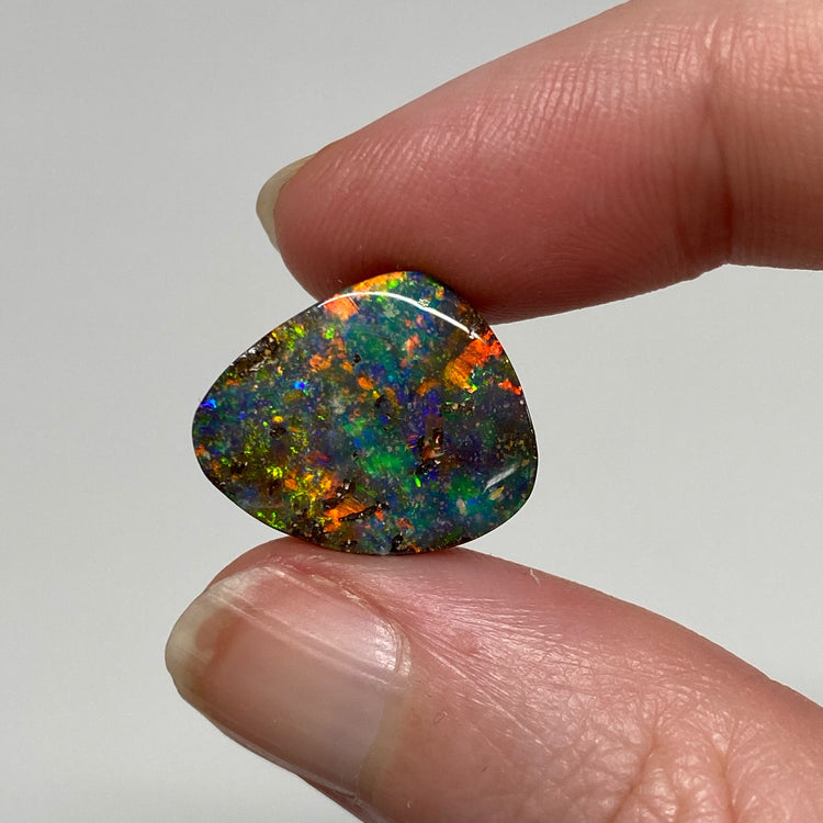 8.40 Ct colorful gem boulder opal