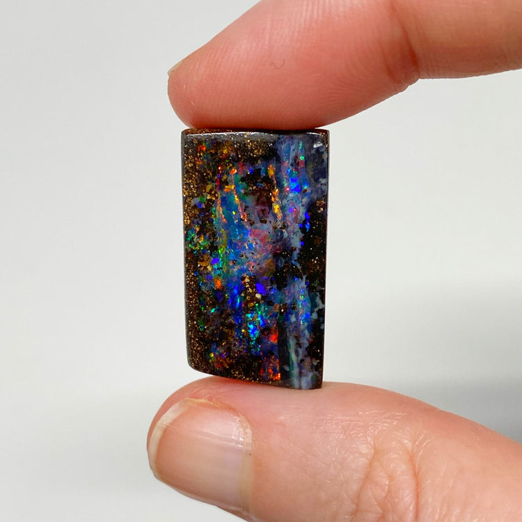22.90 Ct rainbow matrix boulder opal