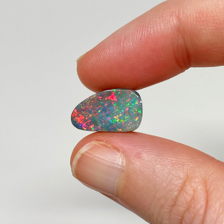 4.17 Ct small pink and green boulder opal