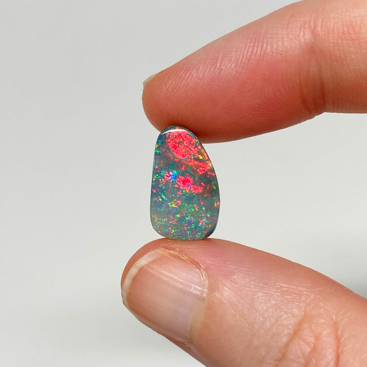 4.17 Ct small pink and green boulder opal