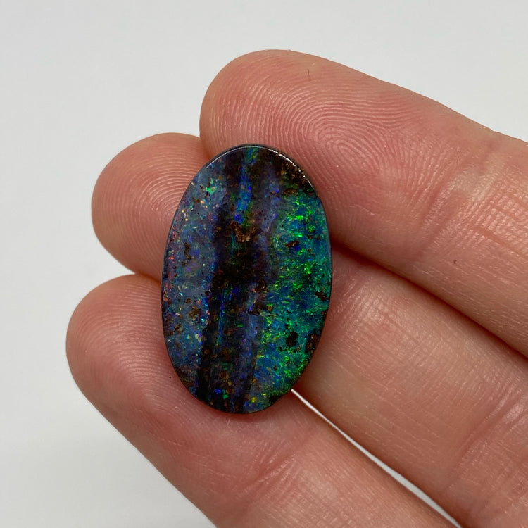 12.05 Ct oval boulder opal