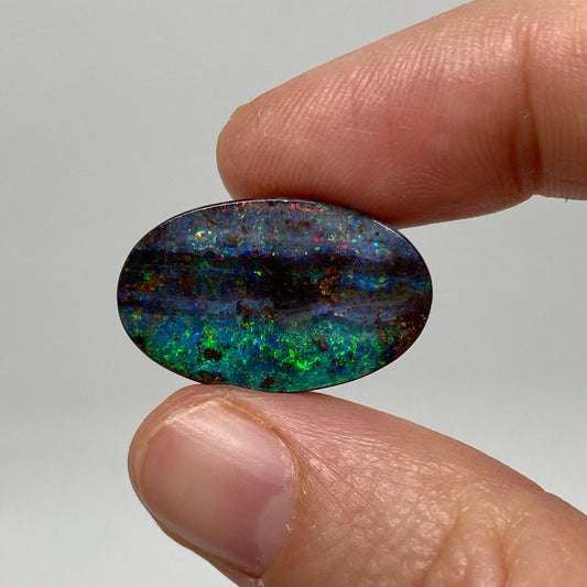 12.05 Ct oval boulder opal