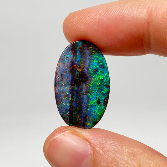 12.05 Ct oval boulder opal