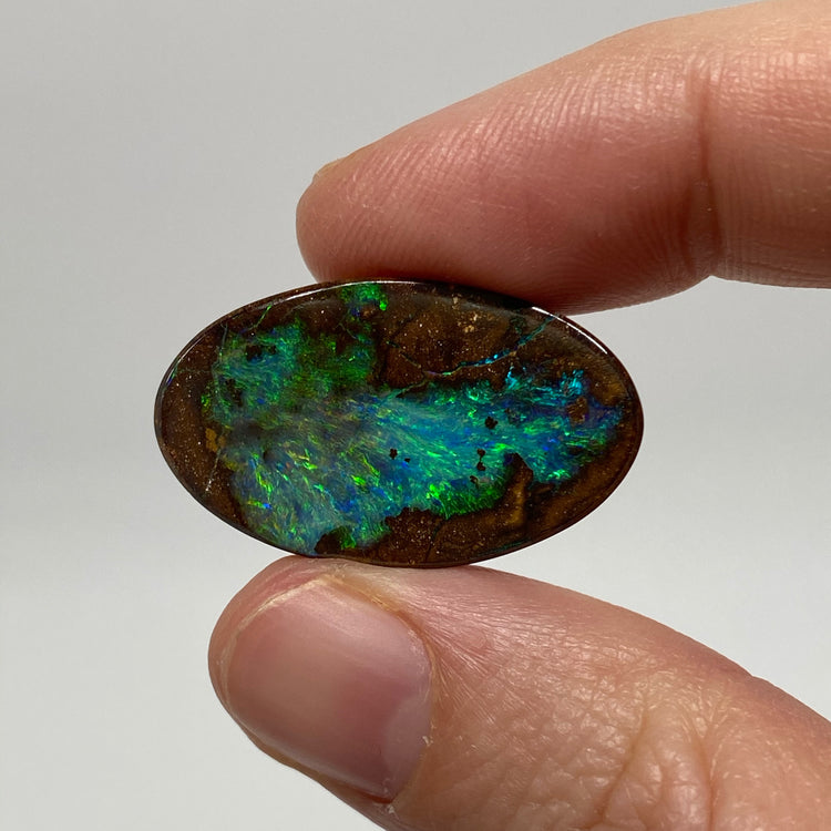 20.31 Ct oval boulder opal